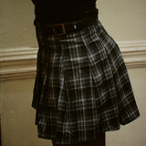 MARINA PLAID SKIRT