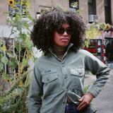 VINTAGE 60S VIETNAM ERA ARMY BUTTON-UP