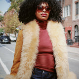MARLENE VARSITY TURTLENECK