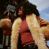 MARLENE VARSITY TURTLENECK