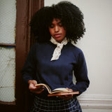 VINTAGE NAVY RAGLAN SWEATSHIRT