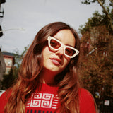 ILLESTEVA DONNA WHITE SUNGLASSES
