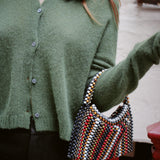 MEILLEUR MOMENT PINE SILK-CASHMERE CARDIGAN