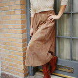 VINTAGE 1970s SUEDE SKIRT