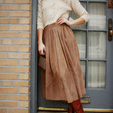 VINTAGE 1970s SUEDE SKIRT