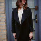 MEILLEUR MOMENT DARK NAVY KIMONO COAT