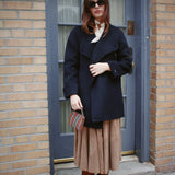 MEILLEUR MOMENT DARK NAVY KIMONO COAT