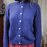 VINTAGE 1950s BLUE CARDIGAN