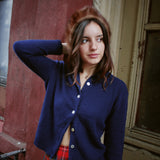 VINTAGE 1950s BLUE CARDIGAN