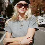 HEY GANG THE BOXY TEE P.E. GREY