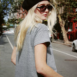 HEY GANG THE BOXY TEE P.E. GREY