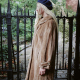 VINTAGE MARGOT TENENBAUM FUR COAT