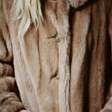VINTAGE MARGOT TENENBAUM FUR COAT