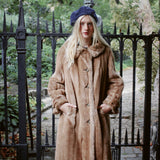 VINTAGE MARGOT TENENBAUM FUR COAT