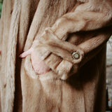 VINTAGE MARGOT TENENBAUM FUR COAT