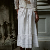ANTIQUE 1910s WHITE GAUZE SKIRT