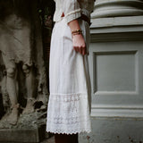 ANTIQUE 1910s WHITE GAUZE SKIRT