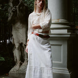 ANTIQUE 1910s WHITE GAUZE SKIRT
