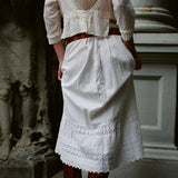 ANTIQUE 1910s WHITE GAUZE SKIRT