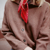 HAZEL HIGH NECK CARDIGAN