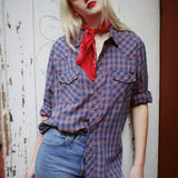 VINTAGE 70S WESTERN BUTTON-UP SHIRT