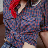 VINTAGE 70S WESTERN BUTTON-UP SHIRT