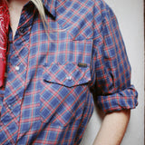 VINTAGE 70S WESTERN BUTTON-UP SHIRT