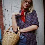VINTAGE 70S WESTERN BUTTON-UP SHIRT