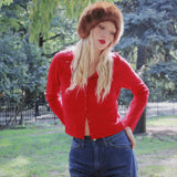 VINTAGE 1930s BEAVER FUR HAT