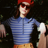 ELLIOT RIBBED STRIPE POLO