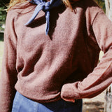 LE BON SHOPPE CECILE CREW NECK MOHAIR SWEATER