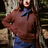 LE BON SHOPPE CECILE CREW NECK MOHAIR SWEATER