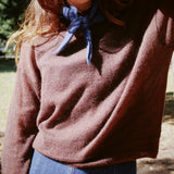 LE BON SHOPPE CECILE CREW NECK MOHAIR SWEATER