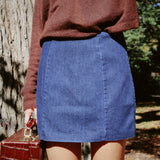 JOLENE DENIM MINI SKIRT