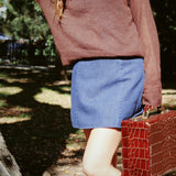 JOLENE DENIM MINI SKIRT