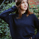 LE BON SHOPPE MATTHEW V-NECK MOHAIR SWEATER