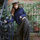 LE BON SHOPPE MATTHEW V-NECK MOHAIR SWEATER