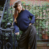 LE BON SHOPPE MATTHEW V-NECK MOHAIR SWEATER