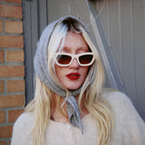 LE BON SHOPPE CASHMERE BANDANA HEATHER GREY