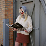 LE BON SHOPPE CASHMERE BANDANA HEATHER GREY