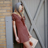 RORY GINGHAM BOW DRESS