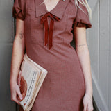 RORY GINGHAM BOW DRESS
