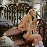 VINTAGE 60s FUR SHAWL