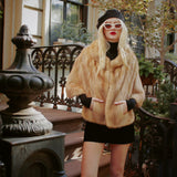 VINTAGE 60s FUR SHAWL
