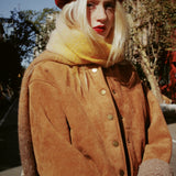 ROSIE SUEDE SHERPA LINED BOMBER JACKET