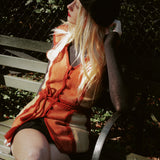 VINTAGE 70s PATCHWORK CROCHET LEATHER VEST