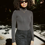 CHLOE SEAMLESS TURTLENECK BODYSUIT
