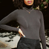 CHLOE SEAMLESS TURTLENECK BODYSUIT