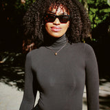 CHLOE SEAMLESS TURTLENECK BODYSUIT