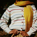 GINNY MULTI COLOR STRIPED CARDIGAN